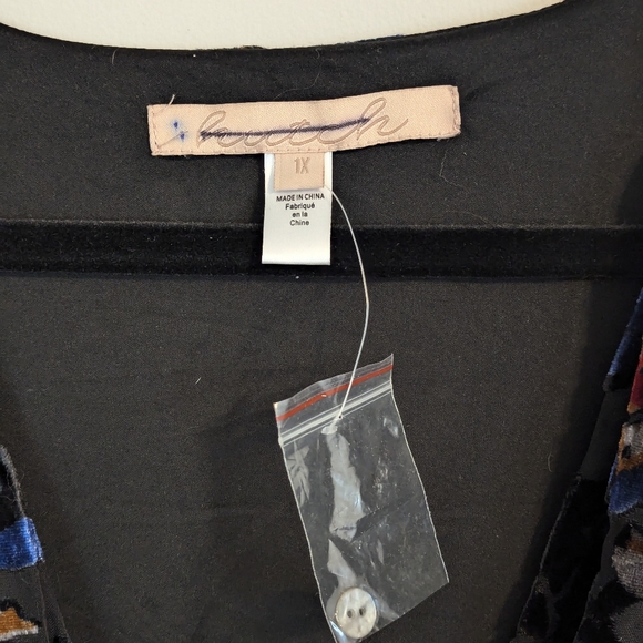 Hutch Anthropologie Velvet Burnout Midi Wrap Dress - Picture 5 of 5